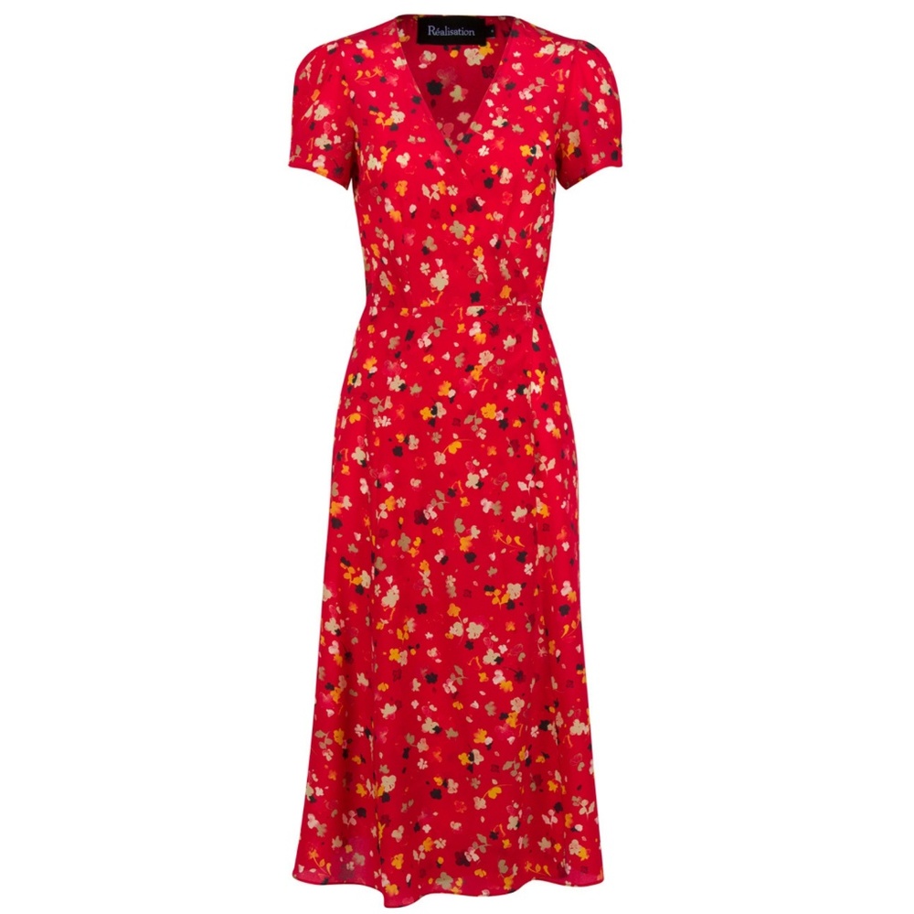 New! Realisation Par Teale - Rouge Fleur, XS - L